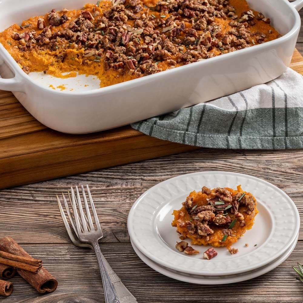 Cazuela de batata y nueces