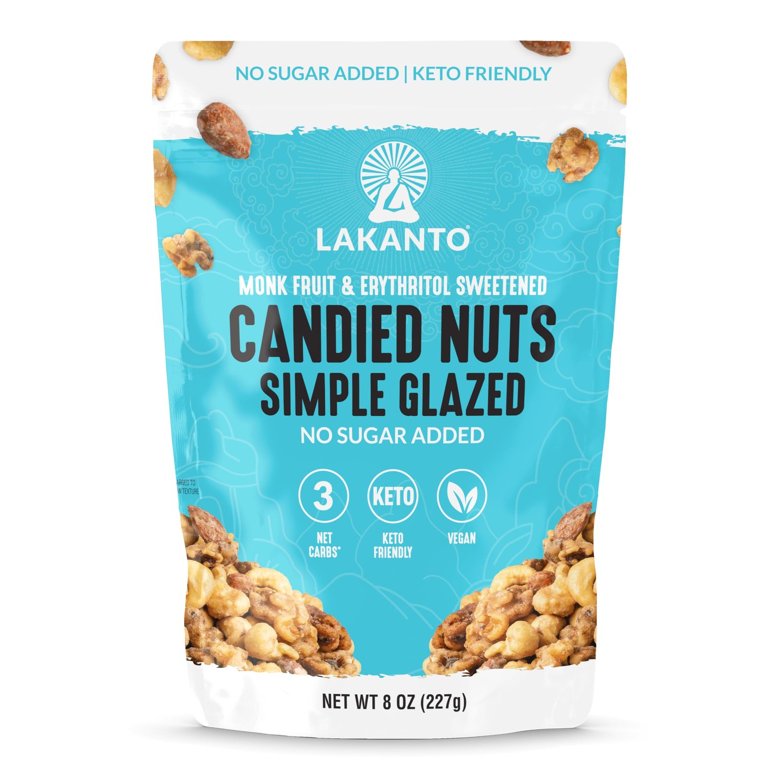 Nueces confitadas endulzadas naturalmente