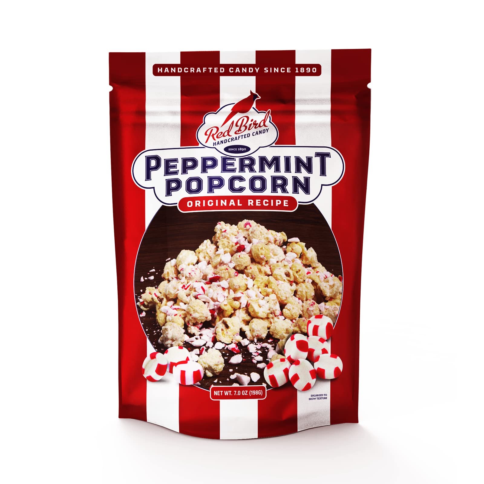 Palomitas de maíz con corteza de menta