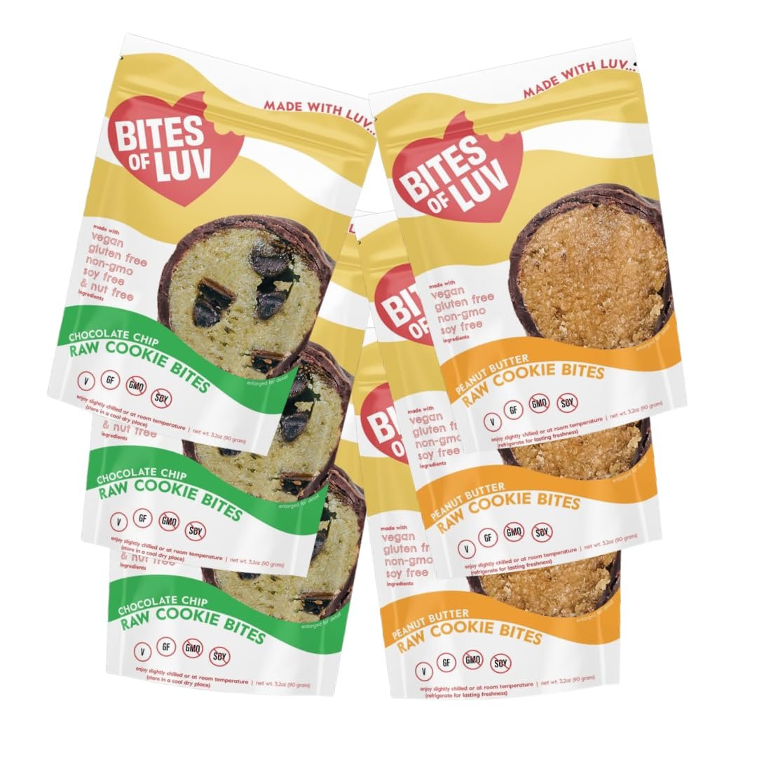 Bocaditos de masa de galletas veganas